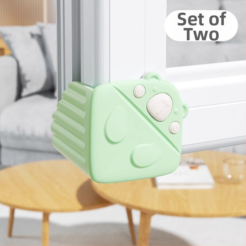 Okrajové ochranné prvky z hliníkovej zliatiny pre okná, vnútorné otváracie okná, sada s mäkkým silikónovým mostíkom, pravouhlý uhol