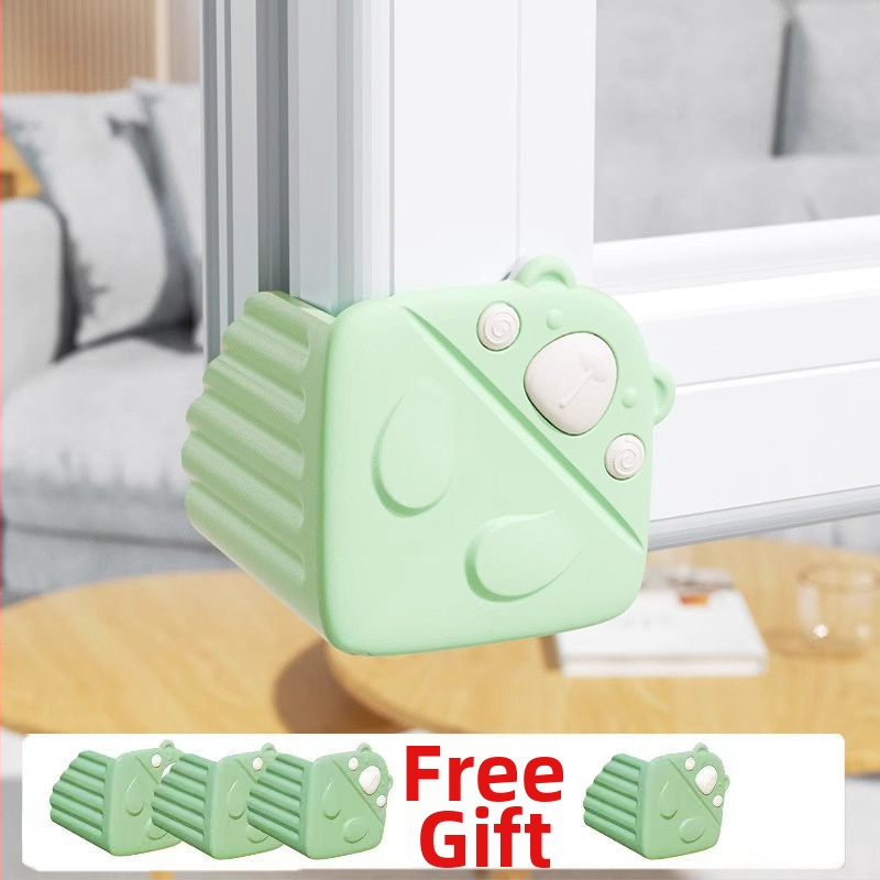 Okrajové ochranné prvky z hliníkovej zliatiny pre okná, vnútorné otváracie okná, sada s mäkkým silikónovým mostíkom, pravouhlý uhol