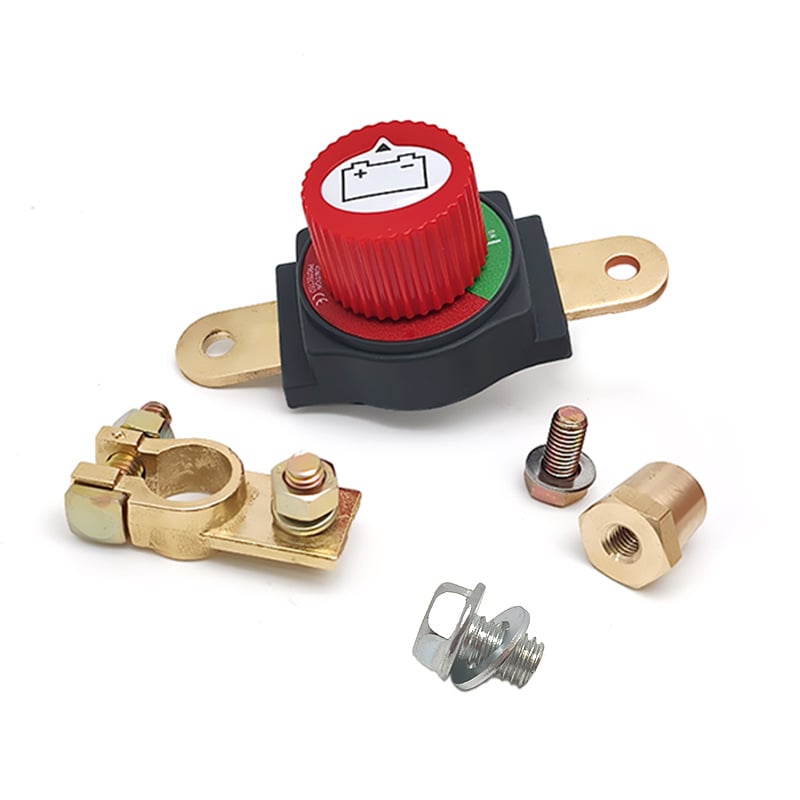 Automobilio baterijos terminalo išjungimo jungiklis, didelio srauto latūnas, su nuimamą rankenėlę, modeliai C71002-Z/F ir C71001, Bai Bangsheng