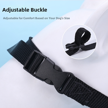 Muzzle pre psy, nastaviteľný, dýchajúci Oxford materiál, anti hrýz, anti olizovanie, zabraňuje jedenie