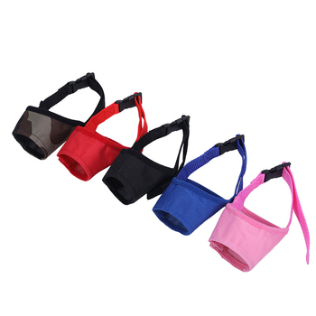 Muzzle pre psy, nastaviteľný, dýchajúci Oxford materiál, anti hrýz, anti olizovanie, zabraňuje jedenie