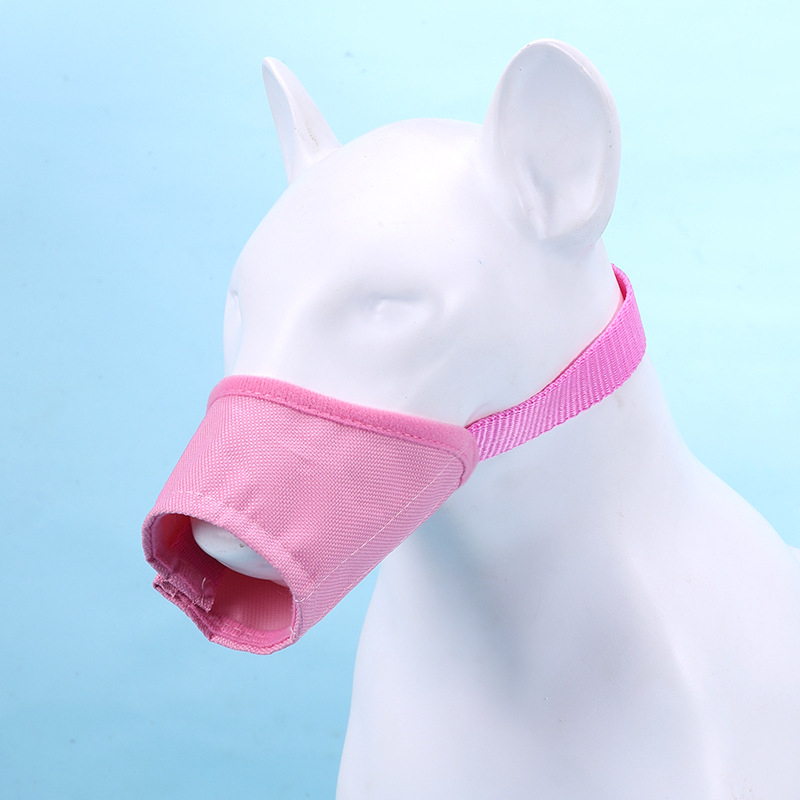 Muzzle pre psy, nastaviteľný, dýchajúci Oxford materiál, anti hrýz, anti olizovanie, zabraňuje jedenie