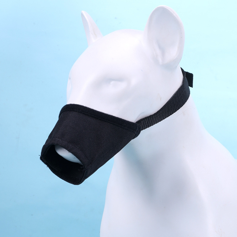 Muzzle pre psy, nastaviteľný, dýchajúci Oxford materiál, anti hrýz, anti olizovanie, zabraňuje jedenie