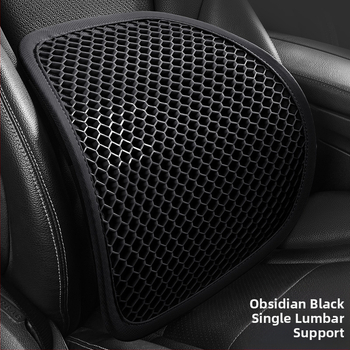 Gélová opora do auta, dýchajúci vankúš chrbta pre dlhé sedenie, letné použitie, ľahká luxus verzia