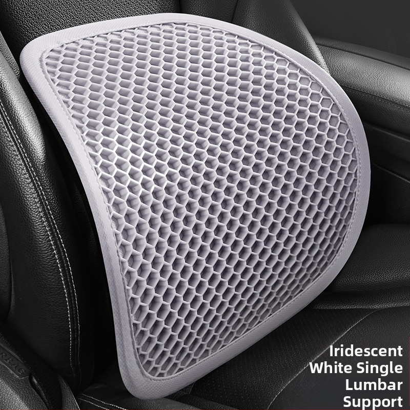 Gélová opora do auta, dýchajúci vankúš chrbta pre dlhé sedenie, letné použitie, ľahká luxus verzia