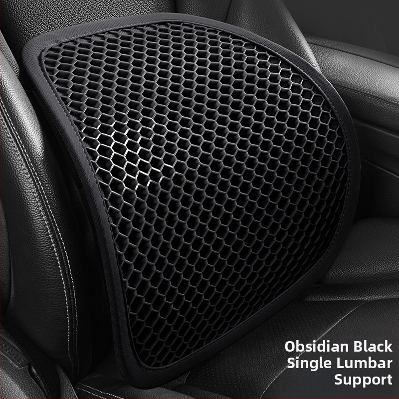 Gélová opora do auta, dýchajúci vankúš chrbta pre dlhé sedenie, letné použitie, ľahká luxus verzia
