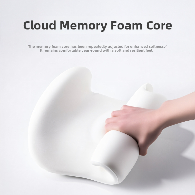 Bedrová opora do auta z pamäťovej peny, prispôsobiteľná, univerzálna kompatibilita, minimalistický štýl, tlač loga dostupná