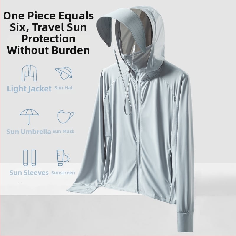 Unisex välitingimustes tuulejope, nailon, kapuuts, UV kaitse 50+