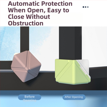 Hlinírové rohové ochranné kryty pre okná - pravouhlé protihliadacie rohy pre vnútorné otváracie okná a dvere - Sada ochrany rohov