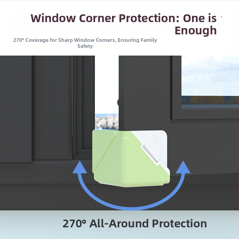 Alumīnija loga stūru aizsargi - taisnstūra leņķa pret sadursmi aizsargstūri iekšējiem logiem un durvīm - Stūra aizsardzības komplekts