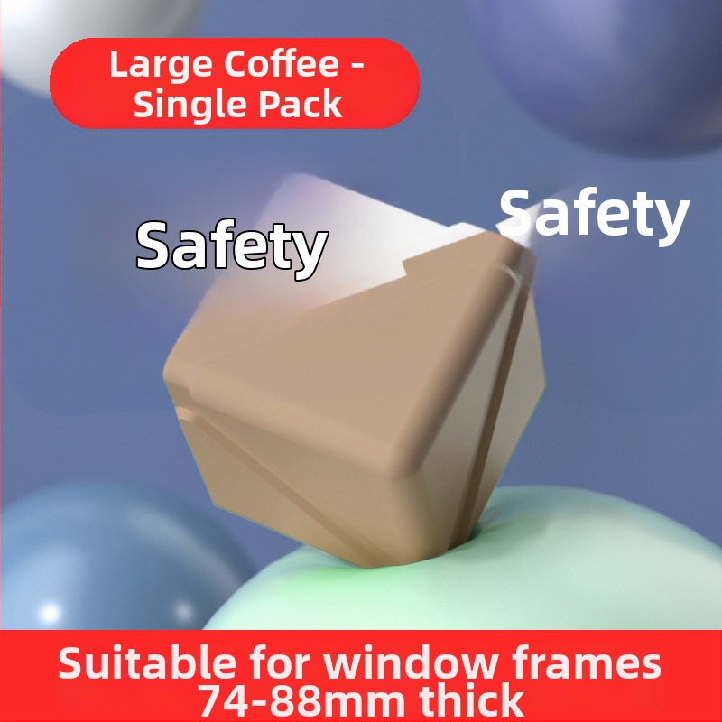 Hlinírové rohové ochranné kryty pre okná - pravouhlé protihliadacie rohy pre vnútorné otváracie okná a dvere - Sada ochrany rohov