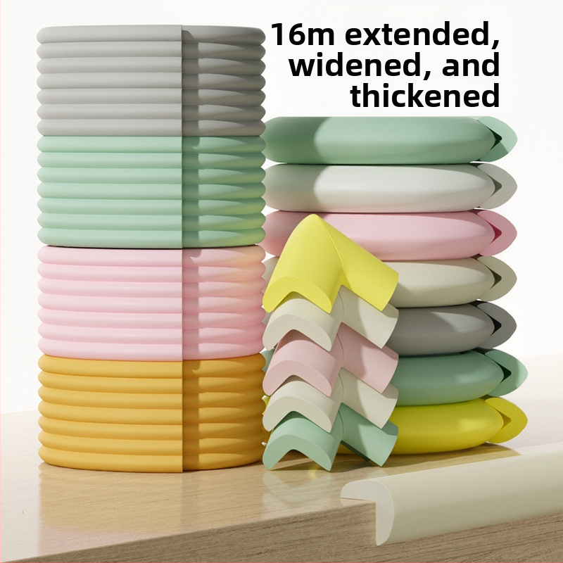 Detská ochrana rohu stola s mäkkým obalom, značka Shouli, kód YTFZT, balenie 90 ks