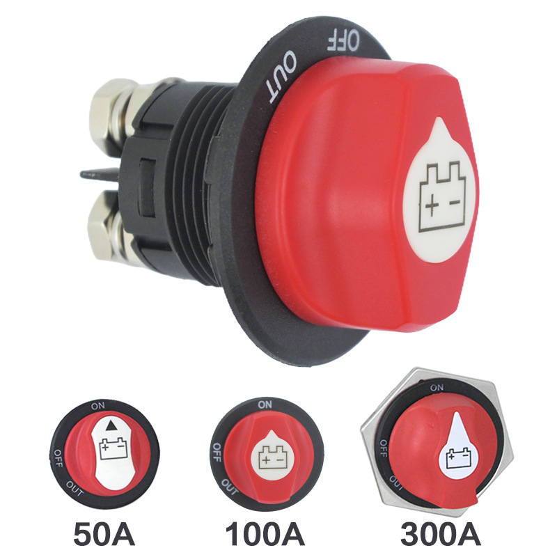 Wen Shuai sõiduki akulaatori lüliti 50A/100A/300A auto, jaht, RV ja ATV jaoks