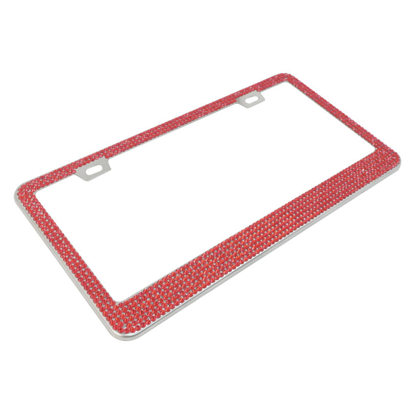 CHONGTENG Americký štýl rámu poznávacej značky s diamantovou vsadkou z nehrdzavejúcej ocele