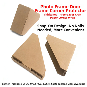 Frame Creator L-typ Papierový ochranný roh – Kraftový papier, Snap-On dizajn, Číslo produktu: Corner Protector Paper