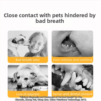 Ústna voda pre domáce zvieratá s probiotikami, jedlá, čistí zuby, svieži dych