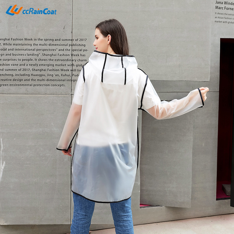 Mr. Rain TPU pončas suaugusiems, matinė skaidri, skirtas žygiams ir kelionėms, TPU audinys 0.15 mm