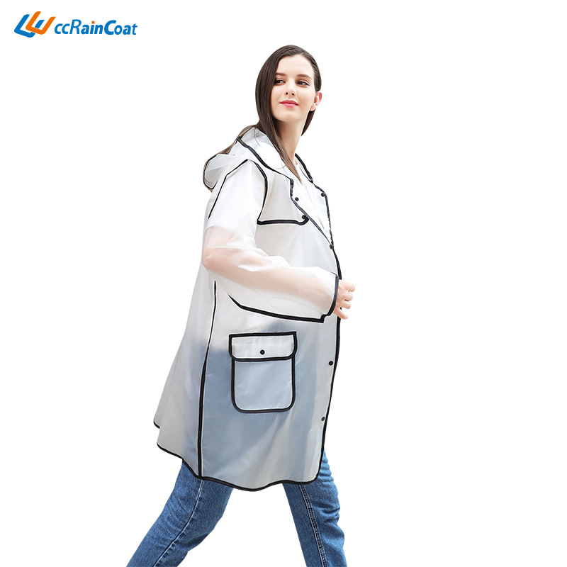 Mr. Rain TPU pončas suaugusiems, matinė skaidri, skirtas žygiams ir kelionėms, TPU audinys 0.15 mm