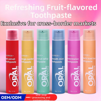 Gélová zubná pasta pre dospelých – ovocné bielenie, vôňa mäty