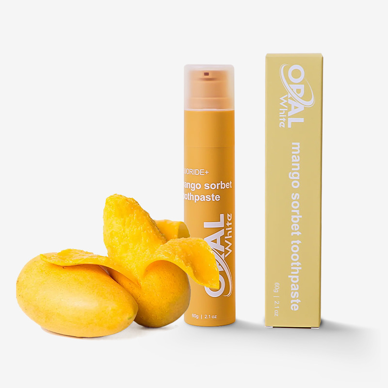 Gélová zubná pasta pre dospelých – ovocné bielenie, vôňa mäty