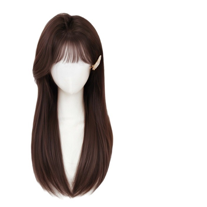 Dámska parochňa – ľahko zvlnené vodné vlny, objem v hornej časti, kučeravé vlasy, vysokoteplotná hodvábna vlákna, mechanické spracovanie, možné farbiť