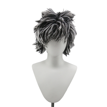 Parochňa kozmetická, krátky afro štýl, strojovo tkaná, materiál vlasov: domáci hodváb, nie je možné farbiť ani kučerovať