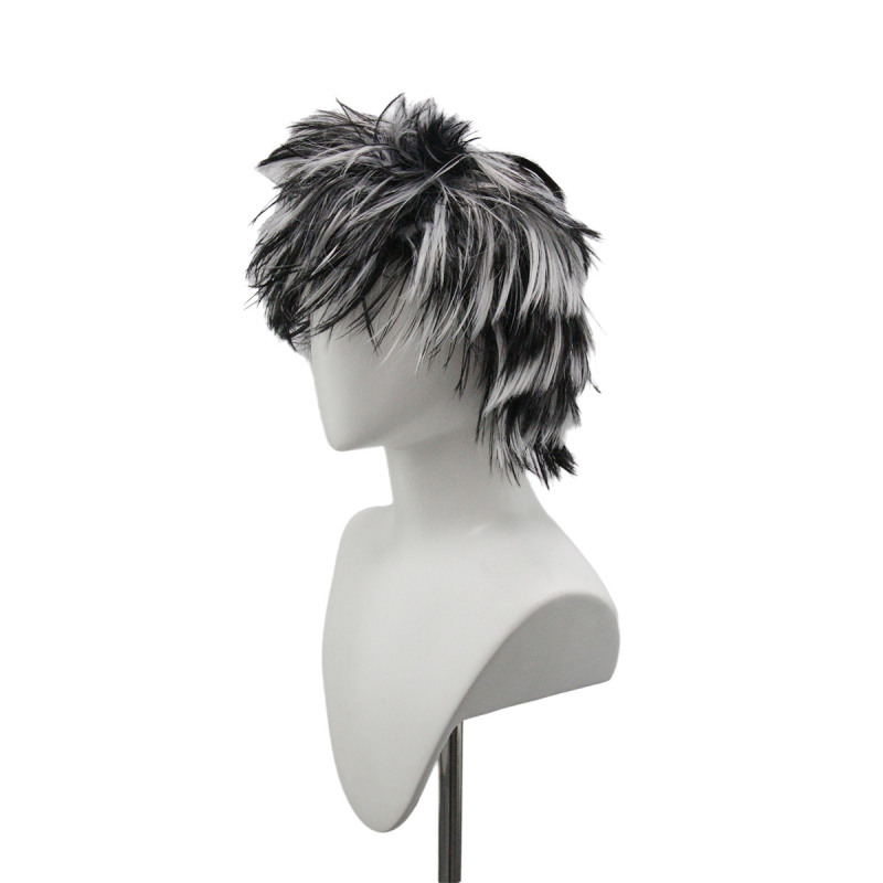 Parochňa kozmetická, krátky afro štýl, strojovo tkaná, materiál vlasov: domáci hodváb, nie je možné farbiť ani kučerovať