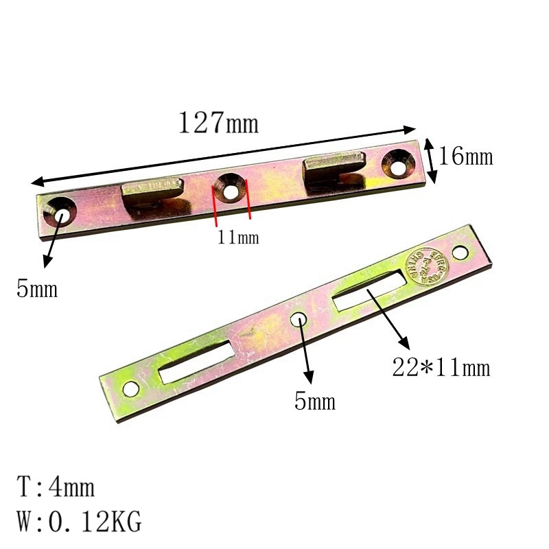 LT-3087 Závesný spojovací diel na posteľ – železný, lisovaný, vhodný pre drevené postele a pohovky
