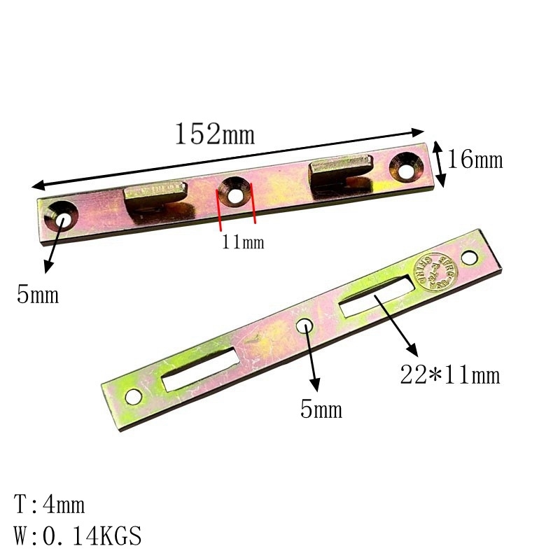 LT-3087 Závesný spojovací diel na posteľ – železný, lisovaný, vhodný pre drevené postele a pohovky