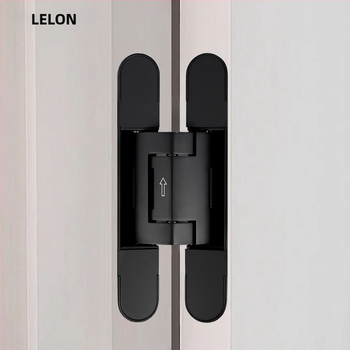 Hydraulický skrytý dverový pánt, nastaviteľný; model RHH-80, materiál zliatina zinku, povrchová úprava elektroplatovanie, nosnosť 90 kg, značka Lelon