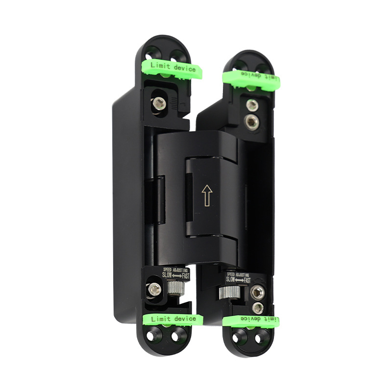 Hydraulický skrytý dverový pánt, nastaviteľný; model RHH-80, materiál zliatina zinku, povrchová úprava elektroplatovanie, nosnosť 90 kg, značka Lelon