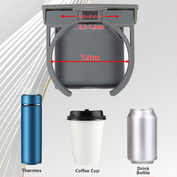 Автомобилен държач за чаша - сгъваем, преносим, ABS; модел AC-2270; номер на изделие AC-2270; за задната облегалка; персонализирана обработка