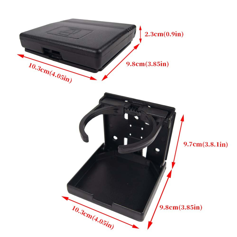 Автомобилен държач за чаша - сгъваем, преносим, ABS; модел AC-2270; номер на изделие AC-2270; за задната облегалка; персонализирана обработка