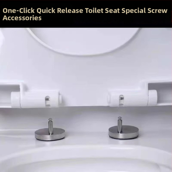 Šrók na fixáciu sedátka toalety, ABS materiál, štandardný tvar, moderný minimalistický štýl