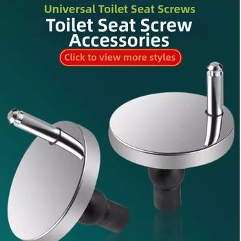 Šrók na fixáciu sedátka toalety, ABS materiál, štandardný tvar, moderný minimalistický štýl