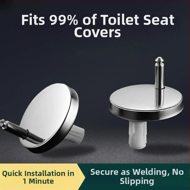 Šrók na fixáciu sedátka toalety, ABS materiál, štandardný tvar, moderný minimalistický štýl