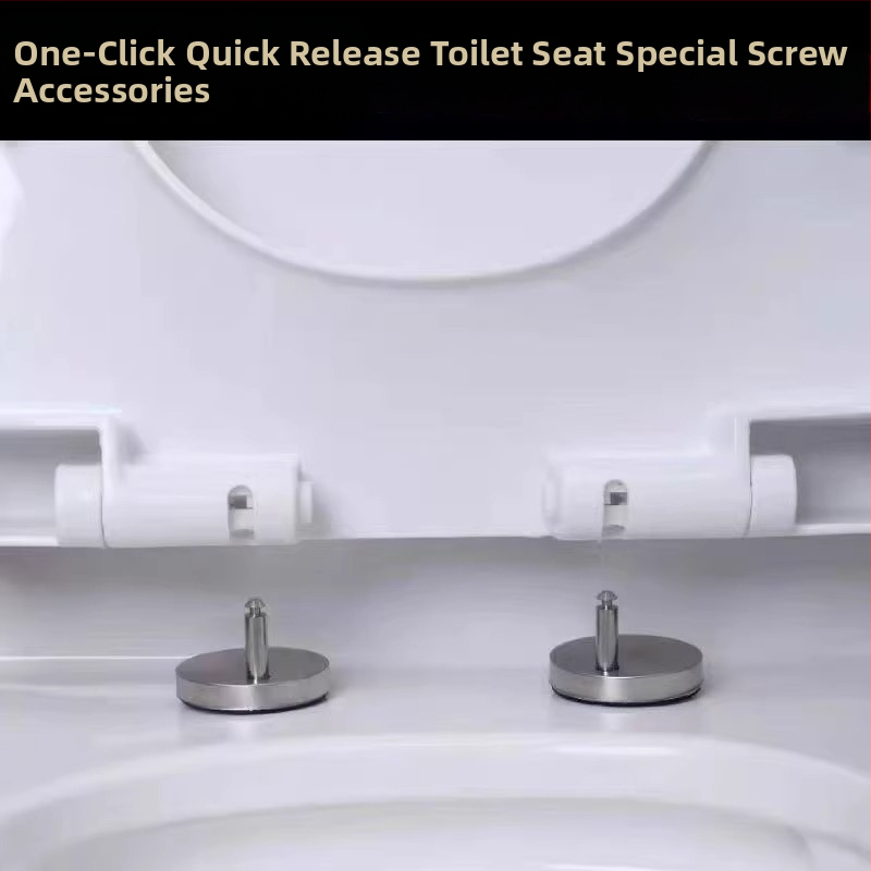 Toaletē sēdekļa fiksācijas skrūve, ABS materiāls, standarta forma, mūsdienīgs minimālisma stils