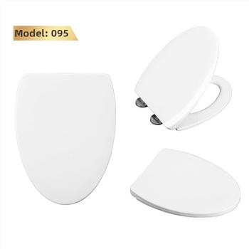 Rýchlo odpojiteľný veľký V-tvarovaný univerzálny kryt na záchod, PVC, 3-dielna sada, americký štýl