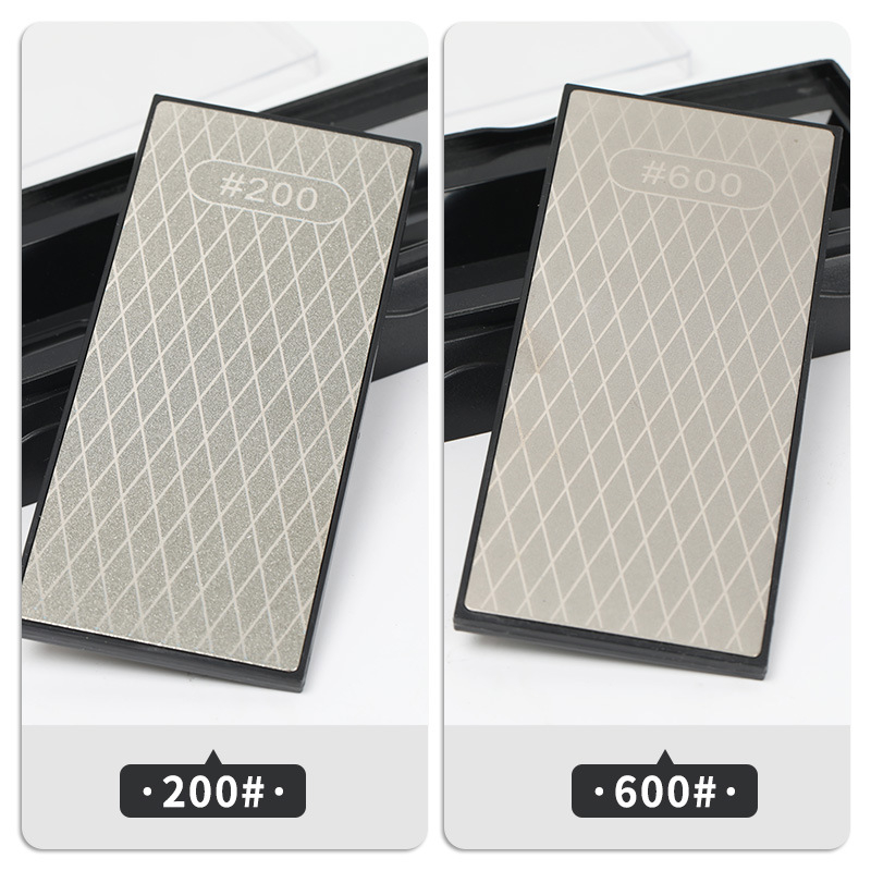 Dvojstranný diamantový ostrič na nože | Značka DMD | Zrnitosť 400 | Tvar: kuboid | Funkcia: ostrenie