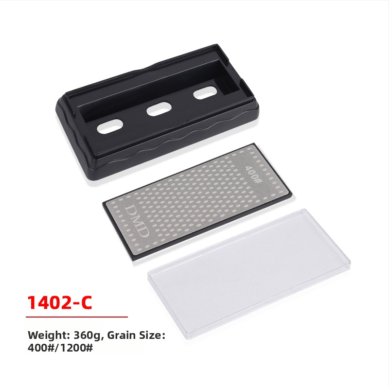 Dvojstranný diamantový ostrič na nože | Značka DMD | Zrnitosť 400 | Tvar: kuboid | Funkcia: ostrenie