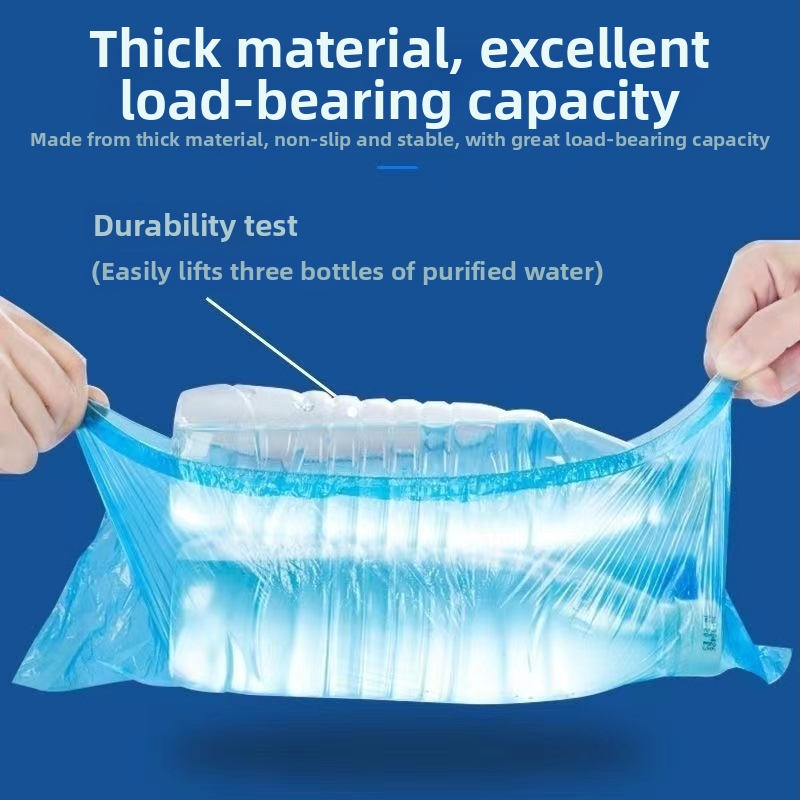 Jednorázové plastové návleky na topánky, zosilnené, vnútorné vodotesné, odolné voči opotrebeniu, protišmykové, pre počítačové miestnosti