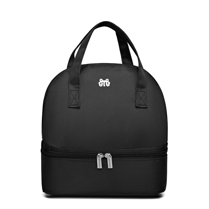 Izolirana torba za čuvanje majčinog mlijeka - prijenosna dvostruka torba od najlona, vodootporna, lagana, odvajanje mokro/suha