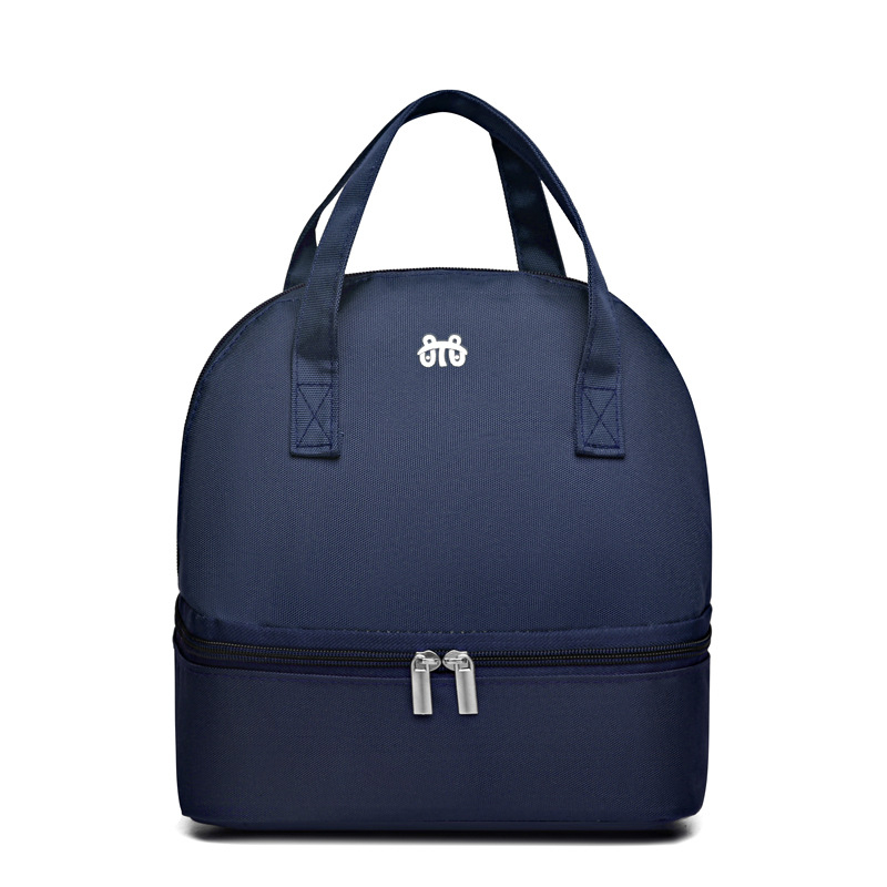 Izolirana torba za čuvanje majčinog mlijeka - prijenosna dvostruka torba od najlona, vodootporna, lagana, odvajanje mokro/suha