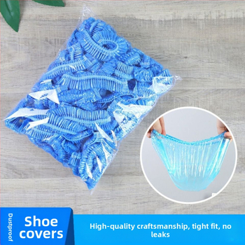 Jednorazové návleky na topánky, PE polyetylén, hrúbka 0.6-0.7, nebiologicky rozložiteľné, 4-ročná trvanlivosť