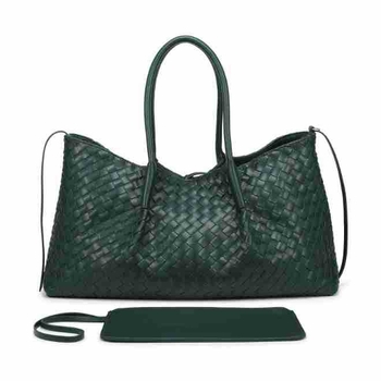 Käsitsi valmistatud Tote kott Euroopa–Ameerika retro stiilis, PU materjal, ristkülikukujuline kuju, köiega sulgemine