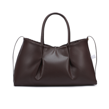 Käsitsi valmistatud Tote kott Euroopa–Ameerika retro stiilis, PU materjal, ristkülikukujuline kuju, köiega sulgemine