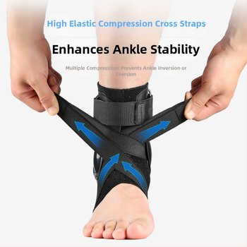 Bokát támogató rehabilitációs készlet – uniszex, anti-rotációs védelem a könyök és a láb számára; fő anyagok: OK Cloth, SCR, ABS, Magic Tape; védelmi terület: boka; kategória: bokatámogatás