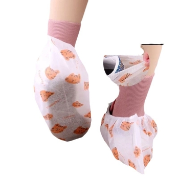 Jednorázové návleky na topánky s karikatúrnym vzorom, z netkaného materiálu, 50 kusov, biologicky rozložiteľné, možnosť personalizácie potlače