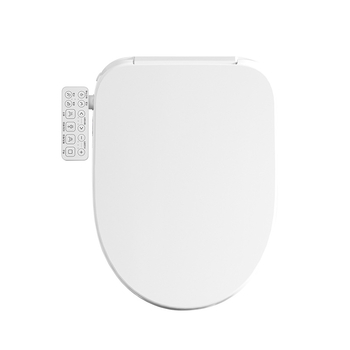 Inteligentná toaletná seda s bidetom — PP doska, RF001-ACMB, nastaviteľný tlak vody, teplota vody a teplý vzduch, samočistiaca tryska, EU 220V/US 110V kompatibilita