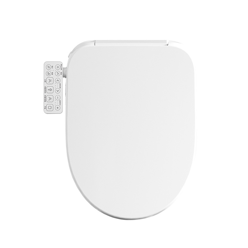 Inteligentná toaletná seda s bidetom — PP doska, RF001-ACMB, nastaviteľný tlak vody, teplota vody a teplý vzduch, samočistiaca tryska, EU 220V/US 110V kompatibilita